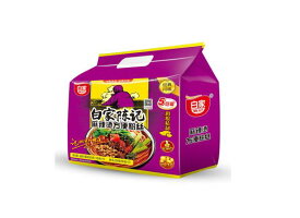 【着後レビューで200円クーポンGET】【白家麻辣湯粉糸】 はるさめ インスタントラーメン 小面 5食×3点