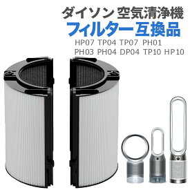 【3/5 当店エントリーで最大P10倍&100円クーポン! 】ダイソン 空気清浄機用フィルター 互換品 HP07 TP04 TP07 PH01 PH03 PH04 DP04 TP10 HP10用 空気清浄ファン パーソナルファン