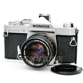 【中古】コニカ　オートレフレックスT3 シルバー 50mm F1.7 セット KONICA　 AUTOREFLEX 中古フイルムカメラ　47765