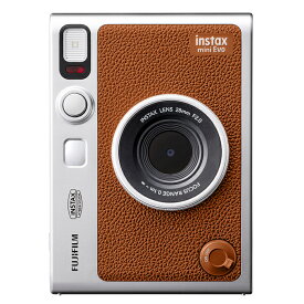 《新品》フジフイルム FUJIFILM INSTAX mini Evo (Type-C 対応) [ブラウン] チェキ