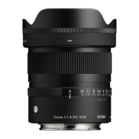 《新製品予約》 2026年3月12日発売予定 《新品》シグマ 交換レンズ Sigma 15mm F1.4 DC Contemporary [ソニーEマウント] SIGMA