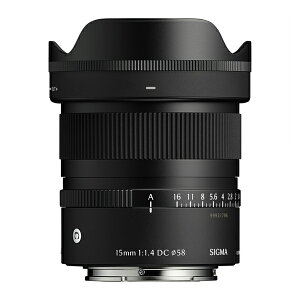 �s�V���i�\��t 2026�N3��12�������\�� �s�V�i�t�V�O�} ���������Y Sigma 15mm F1.4 DC Contemporary [�\�j�[E�}�E���g] SIGMA