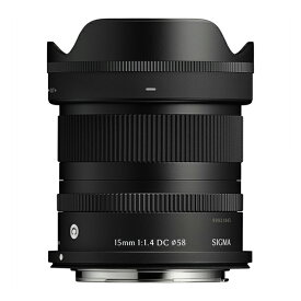 《新製品予約》 2026年3月12日発売予定 《新品》シグマ 交換レンズ Sigma 15mm F1.4 DC Contemporary [キヤノンRFマウント] SIGMA