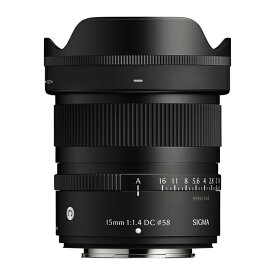 《新製品予約》 2026年3月12日発売予定 《新品》シグマ 交換レンズ Sigma 15mm F1.4 DC Contemporary [キヤノンRFマウント] SIGMA