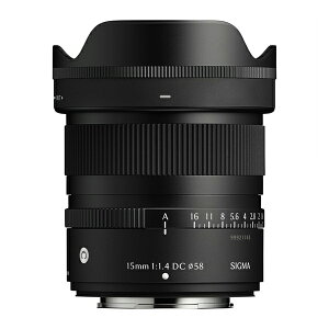 �s�V���i�\��t 2026�N3��12�������\�� �s�V�i�t�V�O�} ���������Y Sigma 15mm F1.4 DC Contemporary [�L���m��RF�}�E���g] SIGMA