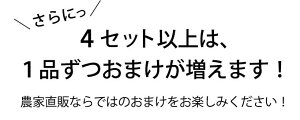 4セット以上もどんどんおまけ