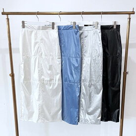 メタリック ストレート スカート レディース 【 送料無料 】 シルバー ロング丈 マキシ丈 ロンスカ トレンド 韓国 ギャル 大人 カジュアル ダンス 衣装 ギャラクシー コーデ 2236848173