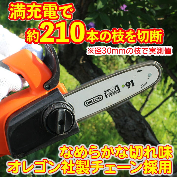 楽天市場】【P10倍】バッテリー・充電器なしセット チェーンソー 24V 