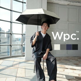 w.p.c ワールドパーティー 日傘 折りたたみ傘 IZA Type:Automatic 自動開閉 メンズ 遮熱 撥水 UVカット 紫外線 お洒落 無地 軽量 wpc 遮光 プチギフト 無地 za001