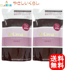 ＆Cream アンドクリーム セラムシャンプー モイスト 詰め替え2個セット 各400g