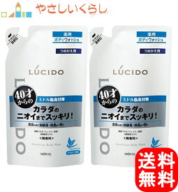ルシード 薬用デオドラントボディウォッシュ つめかえ2個セット 380ml×2 ボディソープ 詰め替え