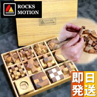 ロックスモーション ウッドパズルセット（12個セット）【 木製 立体パズル 大人 子供 高齢者 知育 おもち…