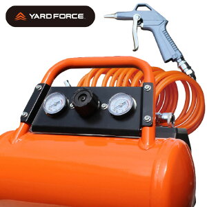 ☆クーポンで15%OFF☆ 24V ポータブルコンプレッサー YARD FORCE ヤードフォース 24V 充電式 車 タイヤ 空気入れ 自転車 電動 コンパクト 小型 持ち運び 軽量 ガーデニング 庭掃除 木くず DIY