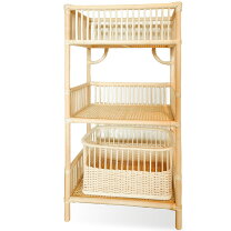 楽天市場】籐 かご 3段（収納家具｜インテリア・寝具・収納）の通販