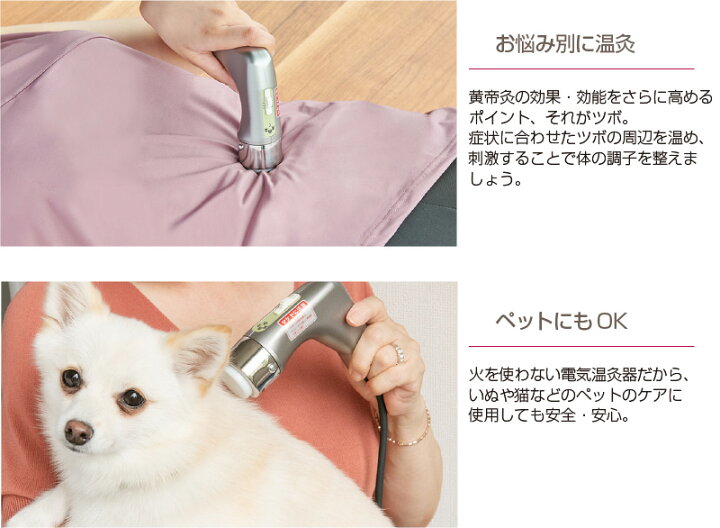 楽天市場】【クーポンで2500円OFF】 電気温灸器 黄帝灸 ナノプラチナ2 