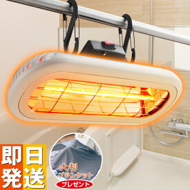【クーポンで5000円OFF】 防水 お風呂ヒーター 吊り下げ 壁面取付 2wayモデル IPx5 防水ヒーター 浴室 防水 浴室暖房 お風呂用ヒーター ハロゲンヒーター 速暖 1秒 暖房 壁掛け ランドリーパイプ 吊るす 壁 取付 HEAT-S-101WA pk ヒートショック対策 特即 PKF