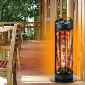 屋外用 防水 ヒーター グランドサラマンダーヒーター 【 IPx5 屋外 電気ストーブ 業務用 遠赤外線ヒーター 屋内 暖房器具 首振り 足元 店舗 テラス テラス席 商業施設 1400W 電気 ヒーター Chrester 】 pk