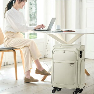 【クーポンで10%OFF】 LEGEND WAKER スーツケース ハーモニー Mサイズ 39L 機内持込 手荷物サイズ ※キャスター未装着時USBポート ナイロン素材 軽量 フロントオープン 縦開き ファスナータイプ