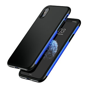 Baseus iPhone XS P[X@iPhone X Jo[ gvی \tg TPU ACtH X p ϏՌJo[ op[Jo[