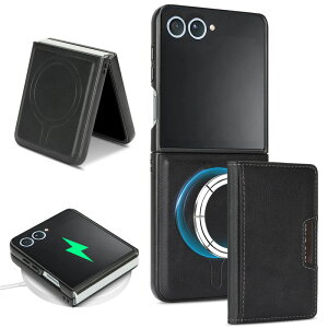 2in1 �J�[�h���[ Magsafe�Ή� Galaxy Z Flip7 SC-55F SCG35 �P�[�X Galaxy Z Fold7 SC-56F SCG34 �J�o�[ �}�O�l�b�g ���U�[ �J�[�h�P�[�X 5�����[ �X�^���h ���C�����X�[�d�Ή� �M�����N�V�[ z�t�H�[���h7 z�t���b