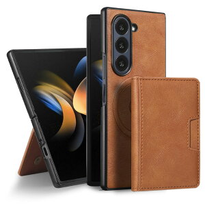 2in1 �J�[�h���[ Magsafe�Ή� Galaxy Z Flip7 SC-55F SCG35 �P�[�X Galaxy Z Fold7 SC-56F SCG34 �J�o�[ �}�O�l�b�g ���U�[ �J�[�h�P�[�X 5�����[ �X�^���h ���C�����X�[�d�Ή� �M�����N�V�[ z�t�H�[���h7 z�t���b