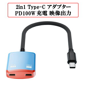 2in1 USB-C �A�_�v�^�[ 100W PD�[�d 8K �f���o�� USB2.0 480Mbps Type-C �݊��A�_�v�^�[ �Q�[���@ PC �X�}�z �^�u���b�g VR�O���X �^�C�vC