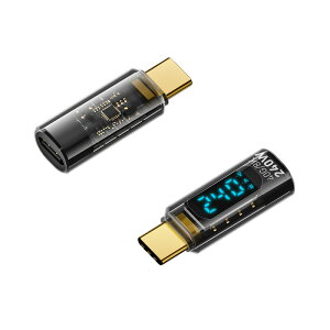 ������ �u���b�N LED �o�� �X�N���[���\�� PD3.1 240W USB4 �R�l�N�^�[ Type-C to Type-C 40Gbps 8K 60Hz �f�[�^�]�� �f���o�� �[�d OTG�@�\ �^�C�vC �A�_�v�^�[ �y�� �~�j�T�C�Y �X�g���[�g�^ USB-C�Ή� iPhone15