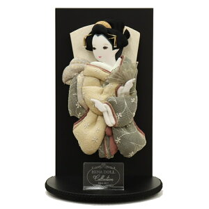 羽子板 出し飾り 陽春 10号 高さ36.5cm チュール刺繍 ブラック (2025-ts150) 押絵振袖羽子板 出し飾り お正月飾り