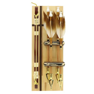 破魔弓 出し飾り 長和 8号 高さ27cm 壁掛け・スタンド 白木 (2025-ts113) 出し飾り お正月飾り 日本の伝統文化