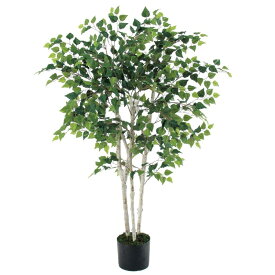 人工観葉植物 バーチツリー （ポット付き） グリーン 高さ120cm （P284-a50768) （代引き不可） インテリアグリーン フェイクグリーン