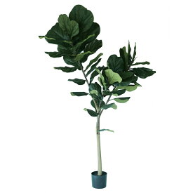 人工観葉植物 カシワバゴム ポット 183（1個入り）992090 庭木ポット （代引き不可） インテリア フェイクグリーン 造花 GARDEN PLANT （p43）