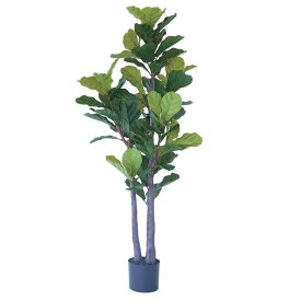 人工観葉植物 カシワバゴム ポット 150（1個入り）992400 庭木ポット （代引き不可） インテリア フェイクグリーン 造花 GARDEN PLANT （p43）