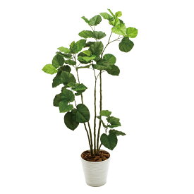 人工観葉植物 ウンベラータ プランター入り 高さ170cm （P206-mgf6227) （代引き不可） インテリアグリーン フェイクグリーン