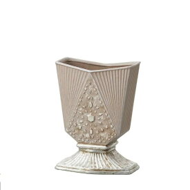 花瓶 フラワーベース Ceramic Display Claudia クラウディア antique beige （1個入り） [120-791-172] [p79] ストーンウェア （代引き不可） インテリア ディスプレイ