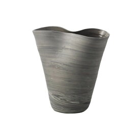 花瓶 フラワーベース Ceramic Display melanger メランジェ mix matt gray （1個入り） [171-581-181] [p58] 磁器/練り込み （代引き不可） インテリア ディスプレイ