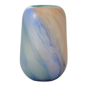 花瓶 フラワーベース Glass Flower+ farbe ファルベ marble （1個入り） [777-670-654] [p17] ガラス （代引き不可） インテリア ディスプレイ