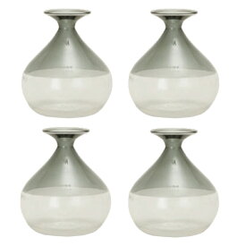 花・観葉植物用ポット ミリアム H glass （4個入り） 67024 花瓶 （代引き不可） ミニサイズ フラワーベース FARM （p269）