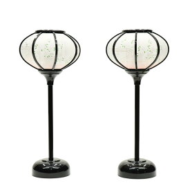 アウトレット品 雛人形 道具単品 小 雪洞 小桜 黒 コードレス 高さ21cm (25a-ya-0475) インテリア ディスプレイ 見切処分品