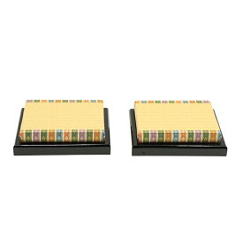 アウトレット品 雛人形 道具単品 L-24 親王台 黒塗 2個セット 幅24cm (25a-ya-0638) インテリア ディスプレイ 見切処分品