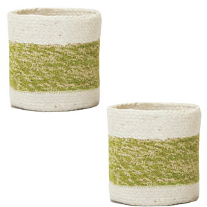 花・観葉植物用ポット ホグラ草 ポット 20 WG BASKET (2個入り) 39037 底穴なし バスケット (代引き不可) 中型鉢カバー FARM (p312)