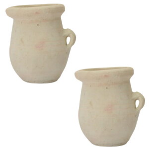 花・観葉植物用ポット チュニジアン A Teracotta POT (2個入り) 15027 底穴あり 受皿なし (代引き不可) 中型ポット FARM (p123)