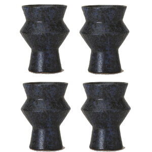 花・観葉植物用ポット フェベ 17 UB Ceramic POT (4個入り) 26041 底穴なし 鉢タイプ (代引き不可) 中型鉢カバー FARM (p7)