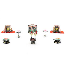 アウトレット品 雛人形 道具単品 雛道具6品セット 35号 黒塗り 6点 (26a-ya-0431) インテリア ディスプレイ 見切処分品