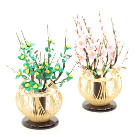 アウトレット品 雛人形 桜橘単品 大五輪E 中 溜塗 高さ24cm (26a-ya-0473) インテリア ディスプレイ 見切処分品