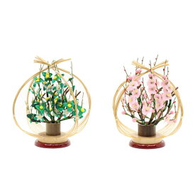 アウトレット品 雛人形 桜橘単品 大五輪G 大形 赤台 高さ22cm (26a-ya-0492) インテリア ディスプレイ 見切処分品