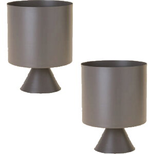 �ԁE�ϗt�A���p�|�b�g �t���� 21 N Metal POT �i2����j 23107 �ꌊ�Ȃ� �r�t�� MIRAKANA ���^���J�o�[ �C���e���A �f�B�X�v���C�yMIRAKANA�z�ԁE�ϗt�A���p�|�b�g �t���� 21 N Metal POT �i2����j 23107