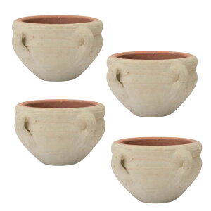 �ԁE�ϗt�A���p�|�b�g �`���j�W�A�� L Teracotta POT �i4����j 15021 �ꌊ���� ��M�Ȃ� MIRAKANA ���^�|�b�g �C���e���A �f�B�X�v���C�yMIRAKANA�z�ԁE�ϗt�A���p�|�b�g �`���j�W�A�� L Teracotta POT 