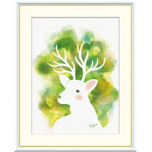 額絵 木下つぐみ しか f8・f6・f4サイズ 癒しの動物たち Tsugumi gk-a5-j3m010(p71) (J3-M010) (代引き不可) 現代アート インテリア