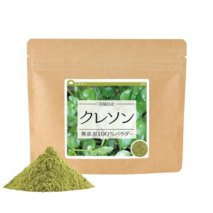 クレソン 純度100%パウダー 茨城県産 840g(60g×14個) 送料無料 健康茶 粉 粉末 粉末茶 国産 オランダガラシ オランダミズガラシ ミズガラシ ウォータークレス