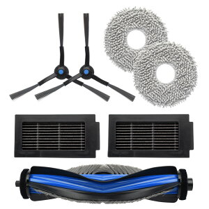 �G�R�o�b�N�X T50 OMNI / T50 PRO OMNI �p �����p�[�c7�_�Z�b�g�i���b�v�p�b�h×2�A�T�C�h�u���V×2�A�R�ۃt�B���^�[×2�A���ݖh�~���C���u���V×1�j �݊��i